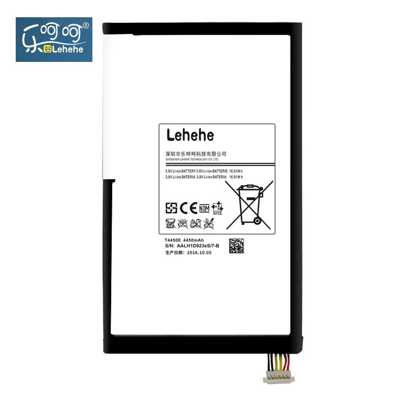 Батарея lehehe для samsung GALAXY Tab 3 8,0 T310 T311 T315 SM-T310 SM-T311 E0288 E0396 T4450E 4450 мА/ч, замена бесплатный инструмент подарок