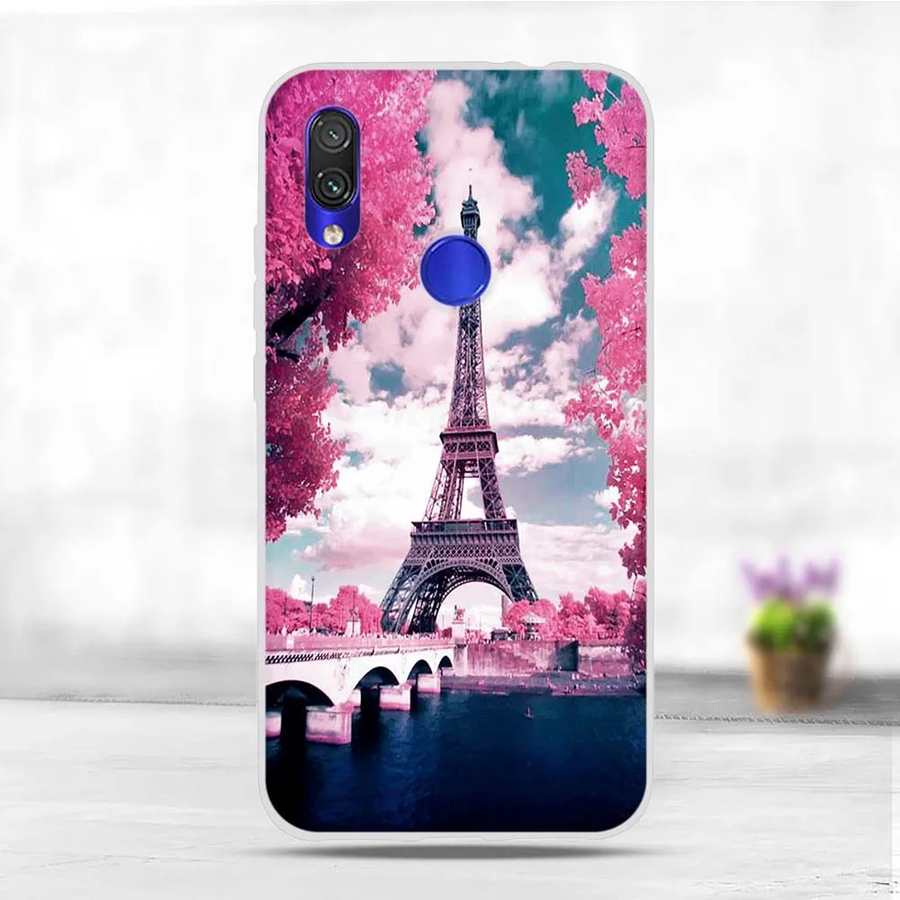 Чехлы для телефонов Xiaomi Redmi 7 чехол Redmi7 мягкий ТПУ задняя крышка милые Xiomi Capa 6