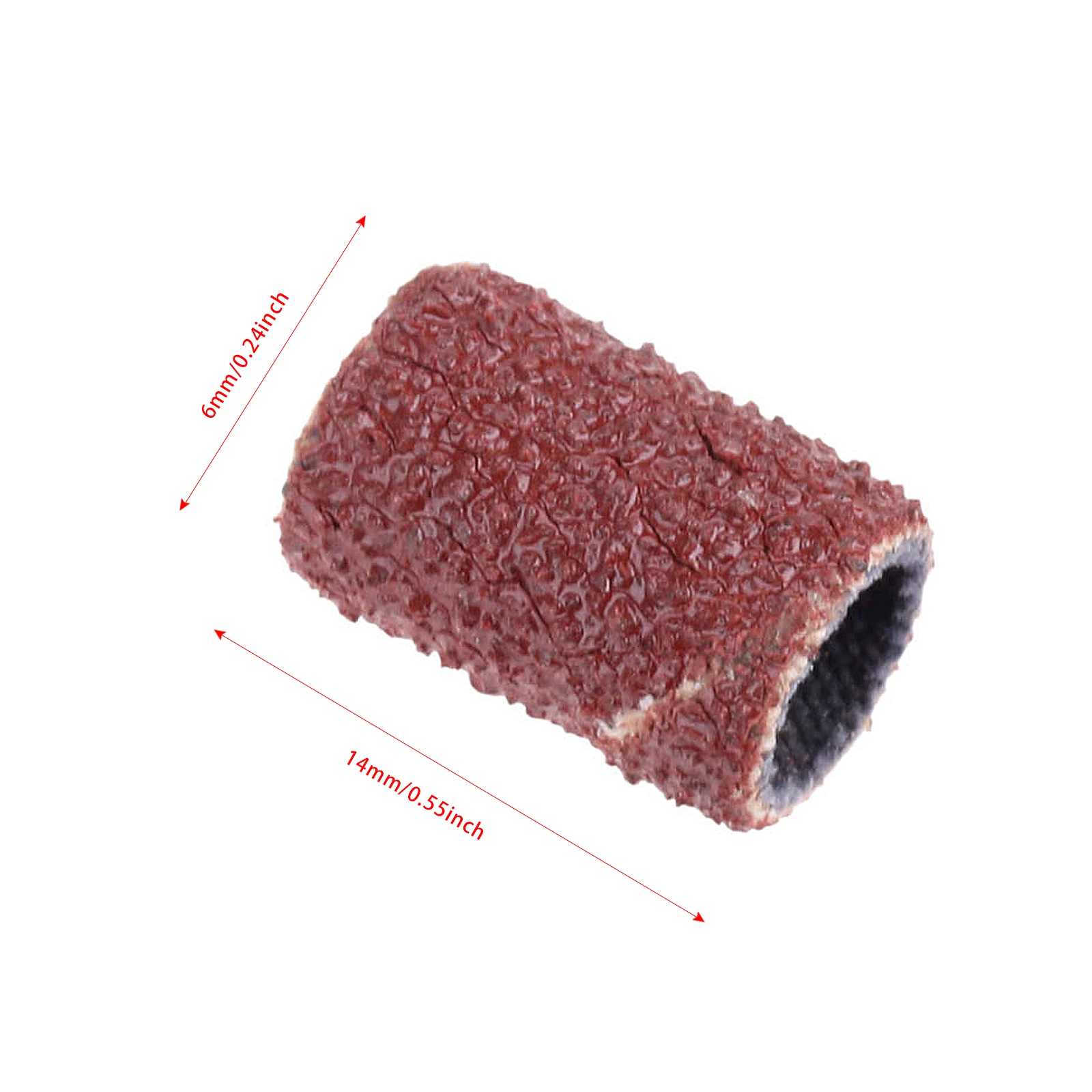 100Pcs Sanding Bands Nail Power Drill Accessories Electric Drill 80 Bits Sandcloth Refillable Sanding Sleeves Replacement