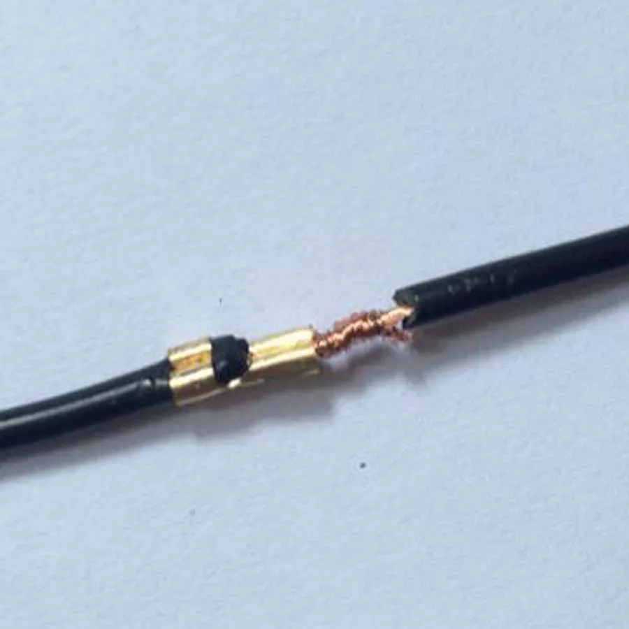 50 шт. 6,3 мм Автомобильный жгут проводов клеммные соединители медные соединительные клеммы для 0,75-мм2 кабеля и т. Д