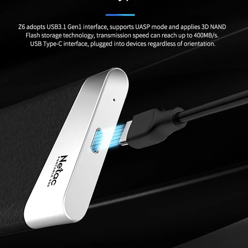 Netac Z6 hhd Дискотека Дуро ssd USB3.1 Портативный твердотельный накопитель внешний диск
