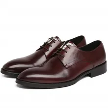 Men Formal Shoes Pointed Toe Fashion Men Oxfords British Style Genuine Leather Lace Up High Quality Male Dress Shoes JS-A0080 цена Men Formal Shoes Pointed Toe Fashion Men Oxfords British Style Genuine Leather Lace Up High Quality Male Dress Shoes JS-A0080 цены онлайн