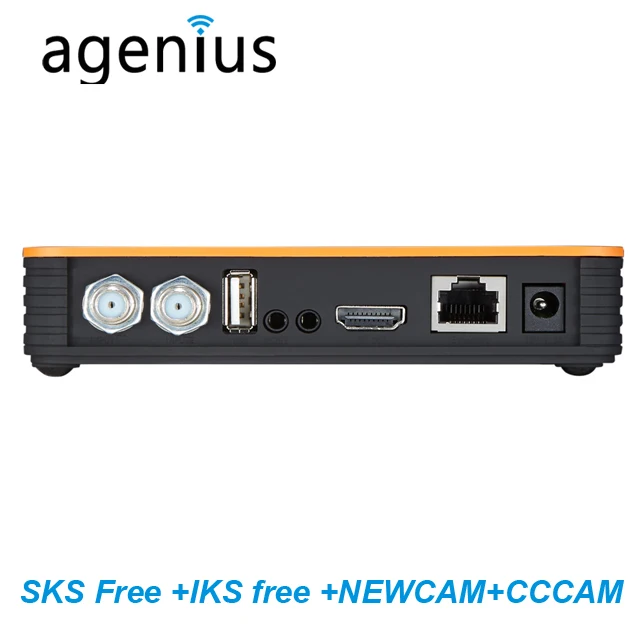 

Receiver Agenius A1 twin 3PCS/Lot free shipping cost with twin tuner +IKS free+VOD +IPTV +CS +Powervu for Latin America
