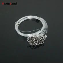 Наживка для спининга YeMuLang Brand Высокое Количество крючки Крючки Высококачественная карбоновая Сталь 7#-20# для снасти Для рыбалки