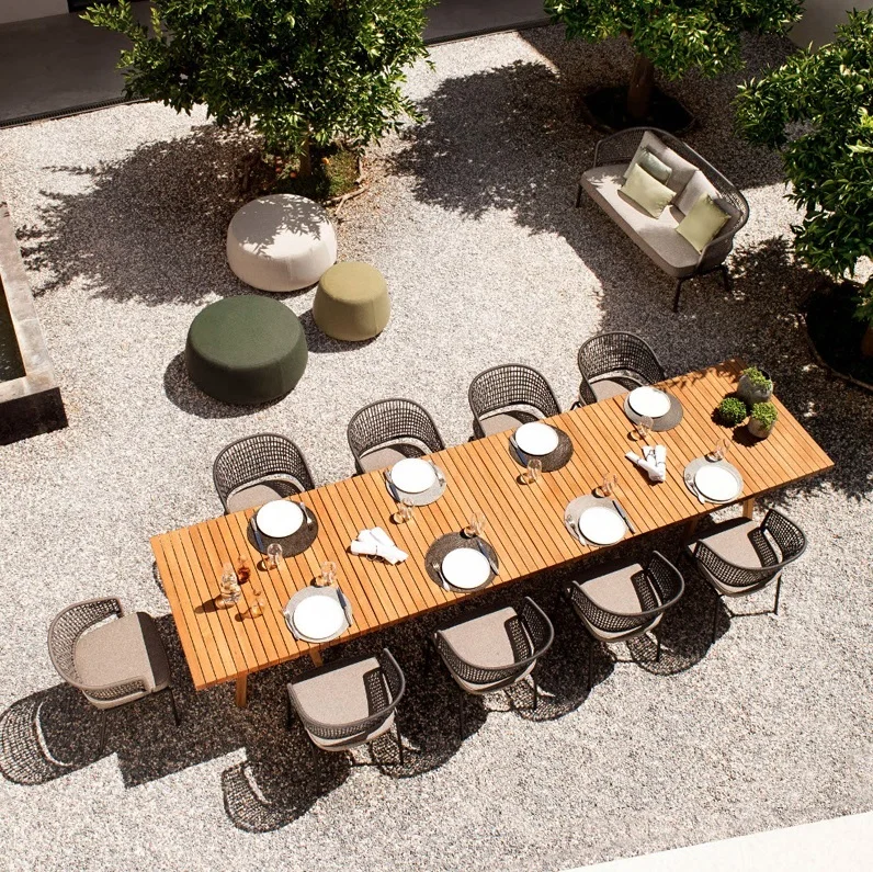 10x садовые стулья и ультра длина 280 см обеденный стол