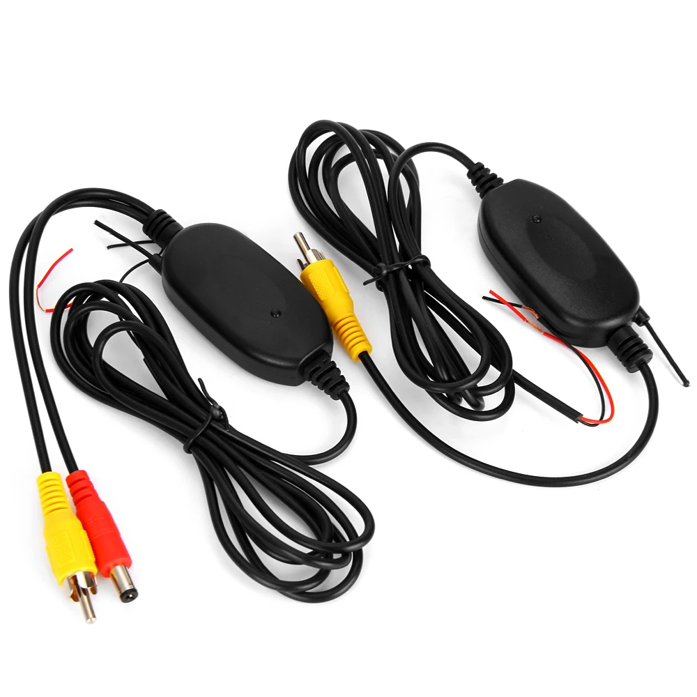 

2.4 Ghz Wireless Rear View Camera RCA Video Transmitter & Receiver Kit for Car Rearview Monitor FM Transmitter & Receiver