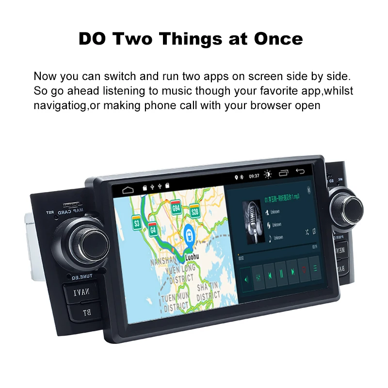 Perfect 2 Din Android 9.0 Car Radio DVD Player For Fiat/Grande/Punto/Linea 2007-2012 GPS Navi Touch screen Multimedia TPMS WIFI 2+32GB 4
