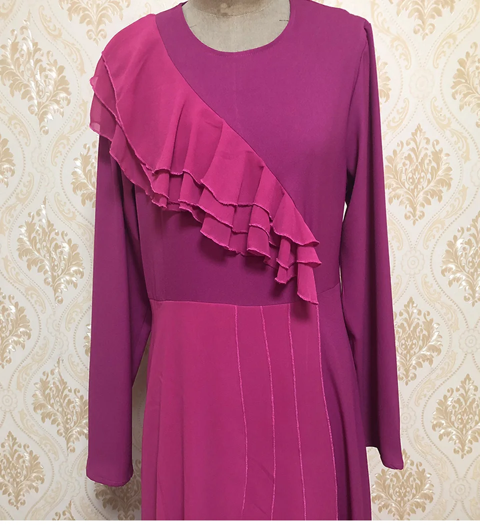 Мусульманская abaya макси Исламская, молитвенная одежда, костюм для поклонения, платье, кардиган, длинные халаты, кимоно Jubah, Малайзия, Рамадан, арабский