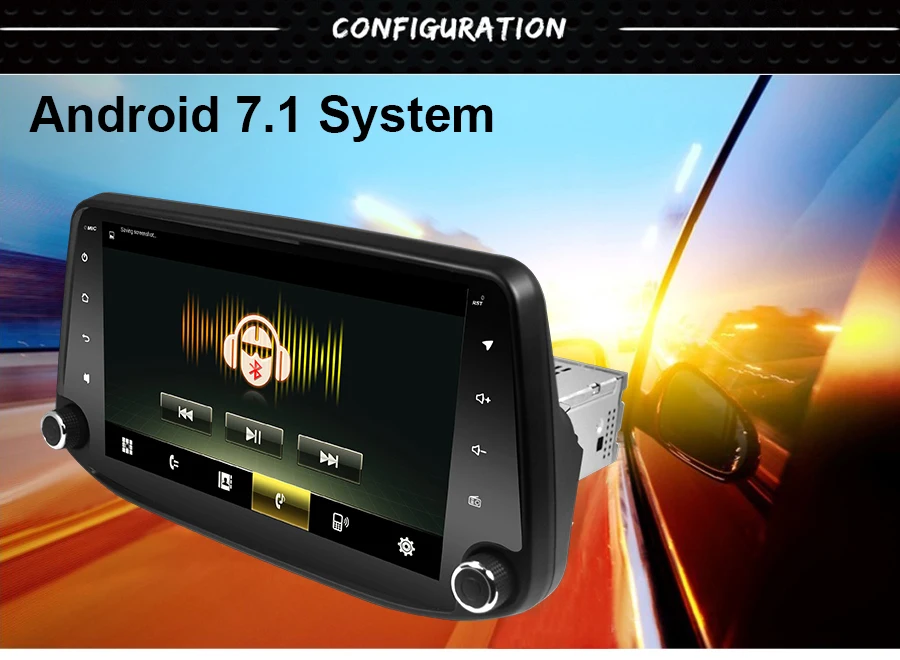 2 Android car audio gps navigation system for New 2017 Hyundai i30 Elantra