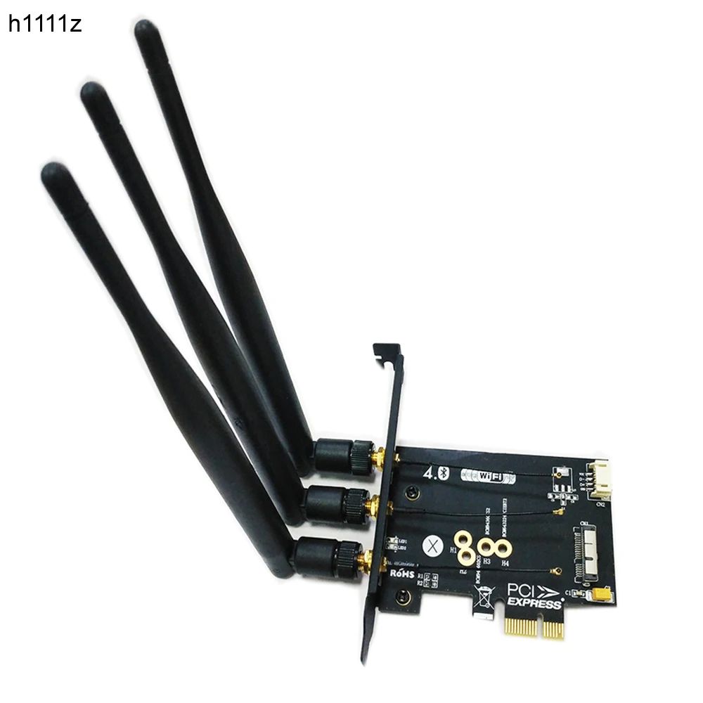 Антенны 802 11 + Bluetooth 4 0 Broadcom BCM943602CS BCM94360CS2 беспроводная Wi-Fi карта Mini PCI-E к 1X адаптер ПК