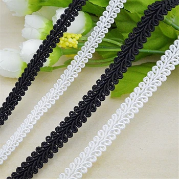 

25meters Gold Silver Black Bullion Ribbon Diy Accessory Wavy Webbing Garments Hair Decorations Lace Stiching Tape Trimming