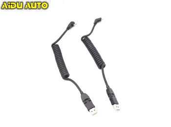 

For Audi A1 A2 A3 A4 A5 A6 A7 A8 Q3 Q5 Q7 TT iphone 7 8 X Carplay Lightning & USB Charging Cable Set Android USB Cable Micro