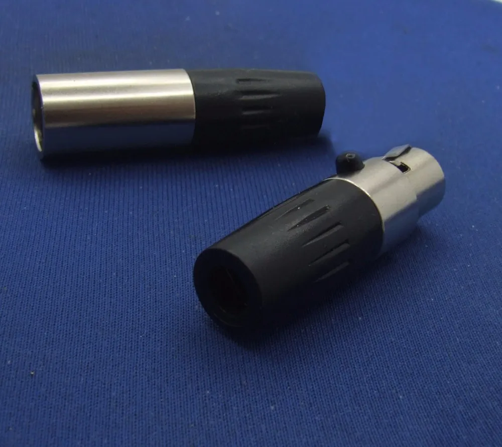 1 комплект TA4F Mini 4pin Female + 4 pin XLR штекер аудио адаптер|adapter plug|adapt bandplug adapter china |