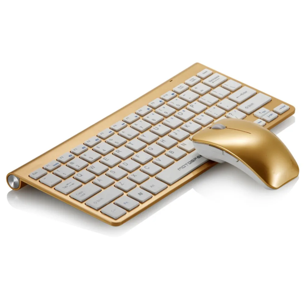 New Arrival luxury gold color Utra thin & Lightweight Mini Wireless