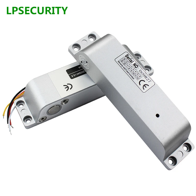 LPSECURITY Electric deadbolt DC 12V Fail Safe Electric Drop Bolt Lock