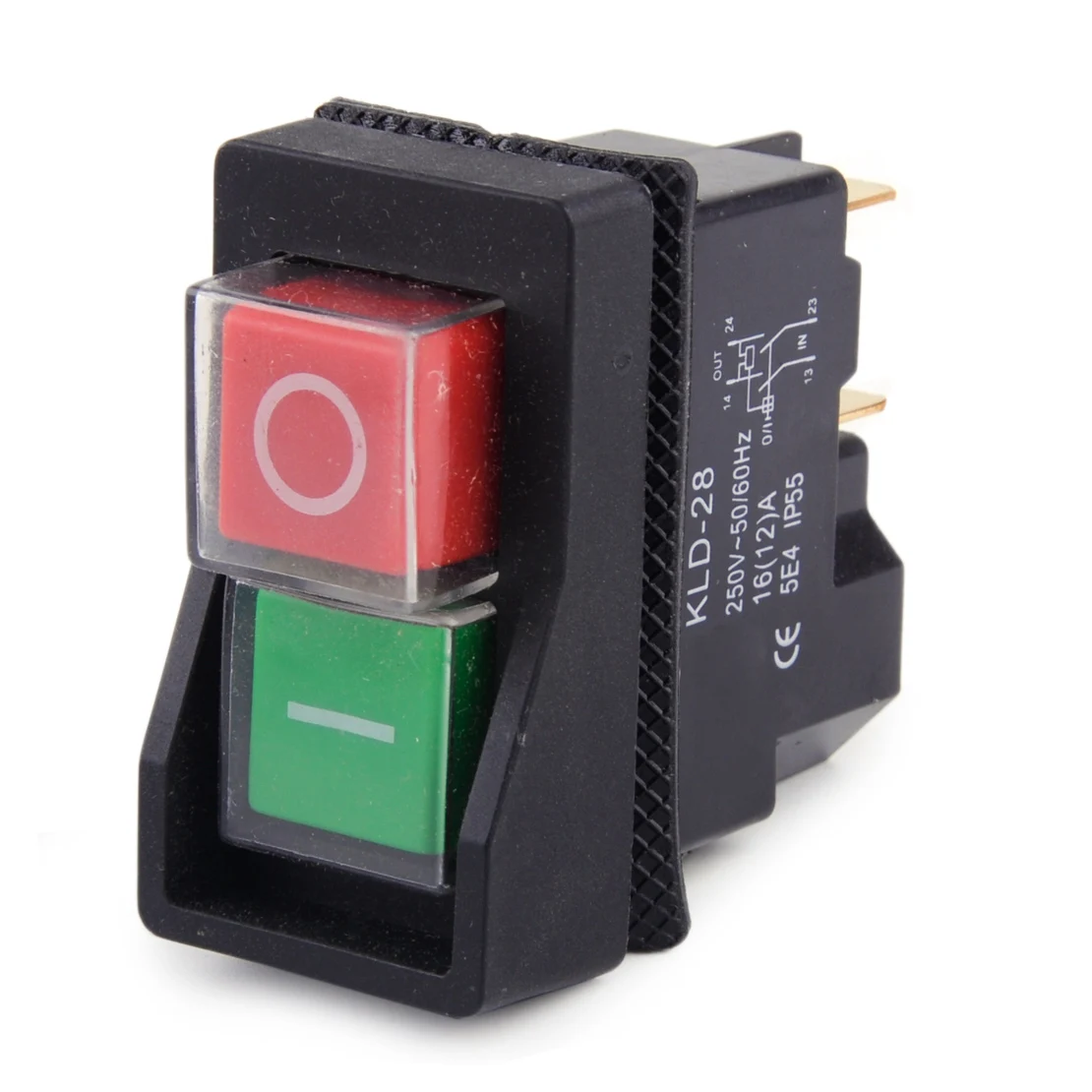 250V IP55 KJD17 KLD28 4 контактный старт стоп вкл. ВЫКЛ. Вольтовый выключатель пригодный
