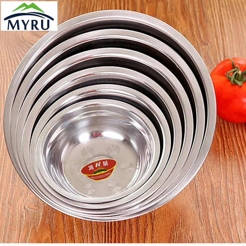 Stainless steel soup bowls multi function round soup pot soup bowl