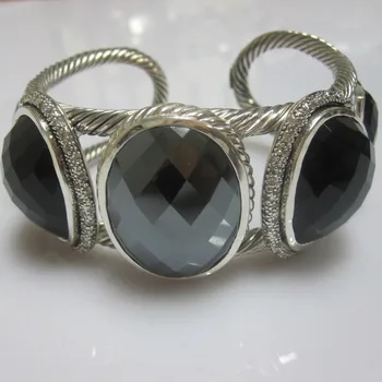 Sterling Silver Jewelry Black Onyx Bracelet Brand Jewelry Woman Cuff Design Bracelet Christmas Gifts Mother's Day Gifts
Sterling Silver Jewelry Black Onyx Bracelet Brand Jewelry Woman Cuff Design Bracelet Christmas Gifts Mother's Day Gifts