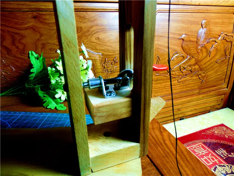Ручной шитый деревянный зажим ручной кожаный инструмент DIY ручной Сшитый Кожаный швейный зажим для рамы вспомогательный кожаный Воск