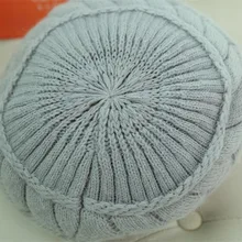 Knitted Beanies Fleece Inside Hats