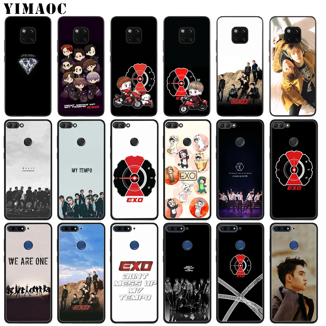 

YIMAOC EXO 5 Don't Mess Up My Tempo Soft Silicone Phone Case for Huawei Mate 30 20 10 Pro Lite Nova 5I 3i 3 2i 2 Lite Cover