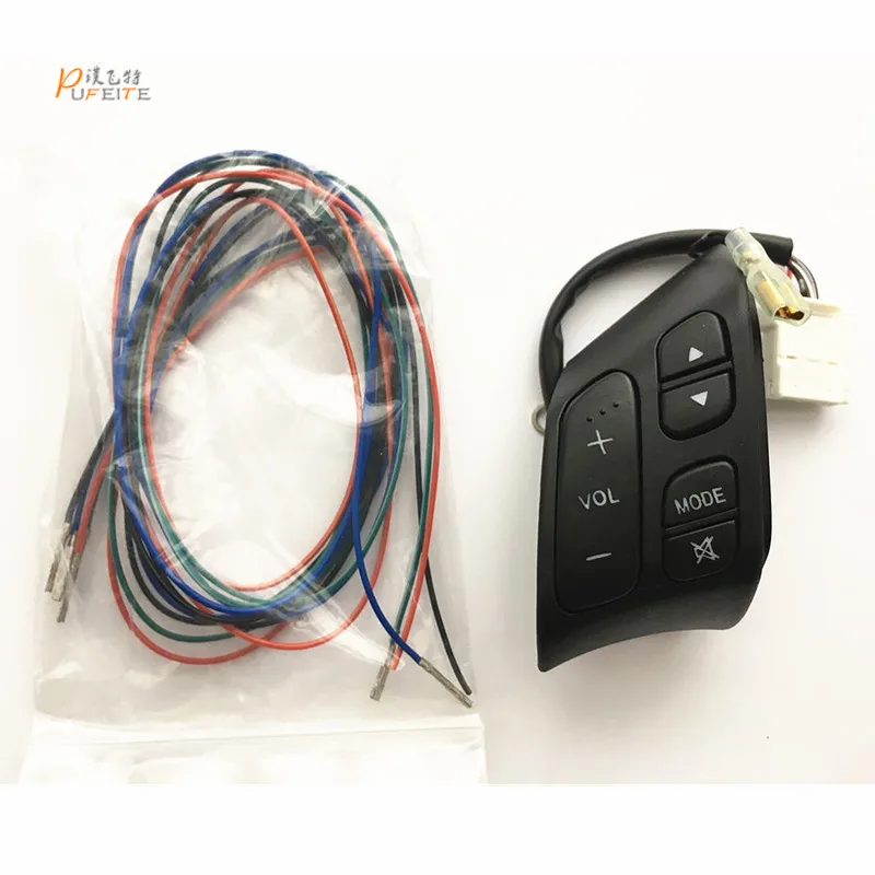 

PUFEITE steering wheel control button for Mazda 3 decoration switch steering wheel push button switch m3 button switch