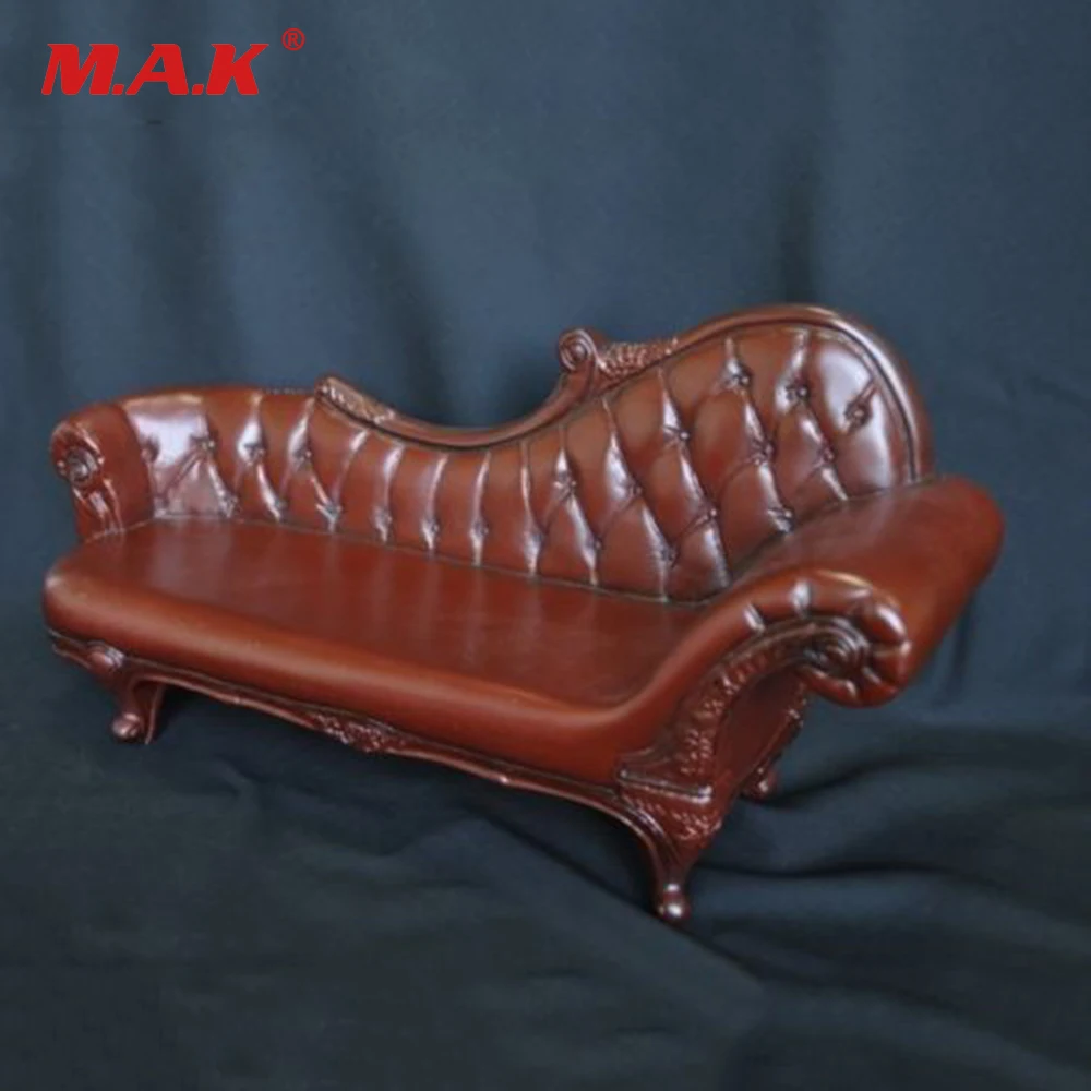 

Hot Figure Accessory Retro Furniture 1:6 KUMIK AC-4 PVC Sofa Couch Leather Sling Chair ArmChair Model Toys Collection Gift