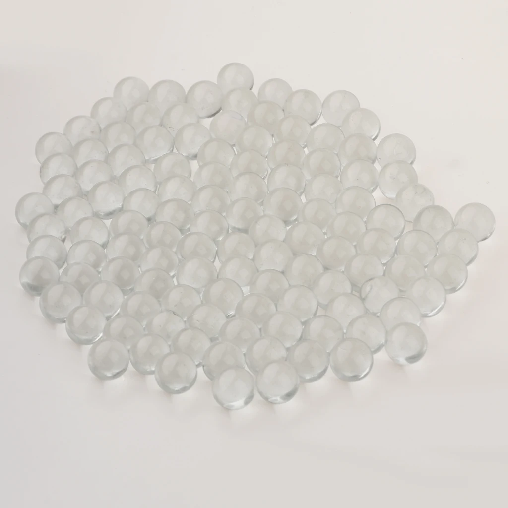 100pcs 13mm High Precision Laboratory Transparent Fixed Glass Beads Decorative Glass Ball Use for Mechanical Ball Bearing