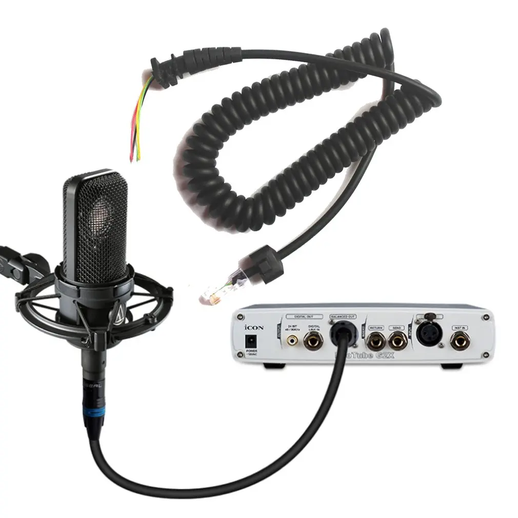 Микрофонный кабель для Yaesu MH 48A6J FT 7800 8800 8900 7100M 2800M 8900R ручной микрофон удлинитель
