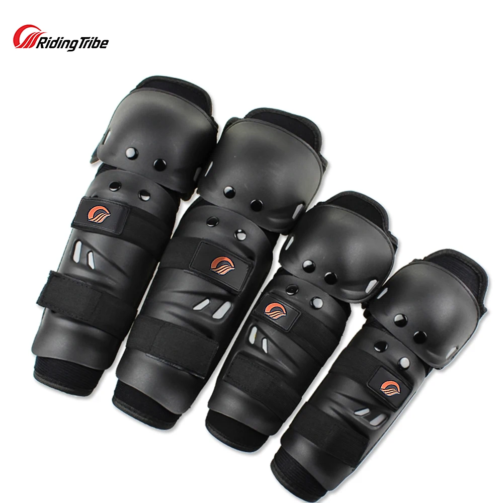 

Riding Tribe Motorcycle Riding Knee Pads Motorbike Racing Protective Guards Kit, 2pcs Knee pads and 2pcs Elbow pads HX-P01