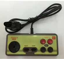 Japanese 8-bit console style NES 7Pin Plug Cable Controller, GamePad with Turbo A B Button