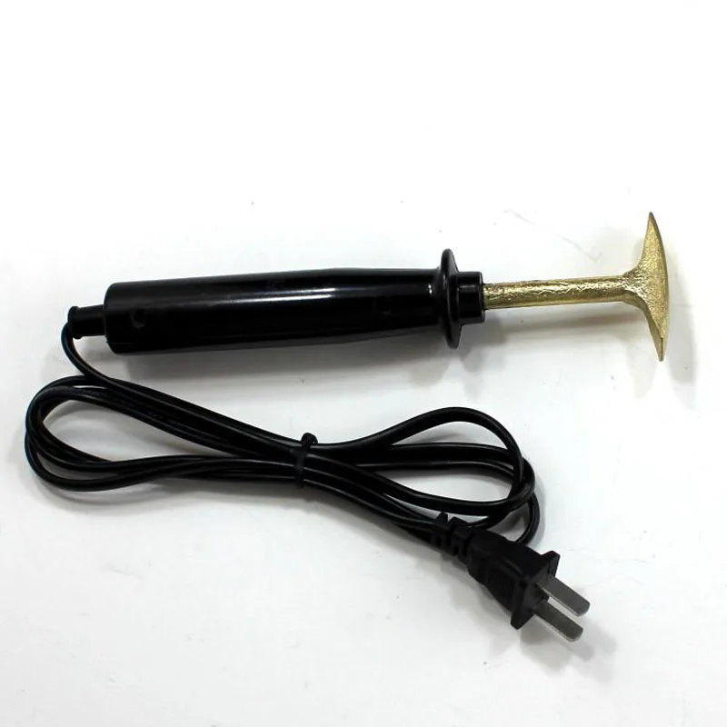 Pure copper handmade ironing electric iron leather wrinkle tools leather craft tools