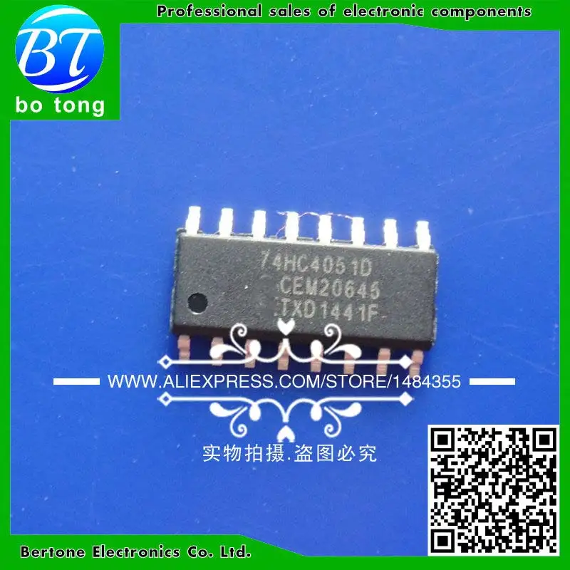 

50PCS 74HC4051D SOP14 74HC4051 SOP SN74HC4051DR SMD new and original IC