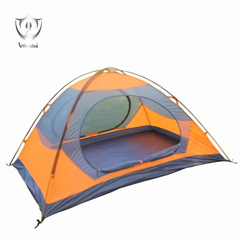 

Wnnideo Outdoor Double Layer Tent Aluminum Poles for 2 Person Camping Hiking Waterproof Beach Tent