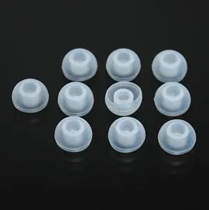 

20 Pcs 14mm Clear Replacement Soft Silicon Ear bud Tips For Bluetooth Headset Earpads Ear Cushions Cover Headphone Accessories