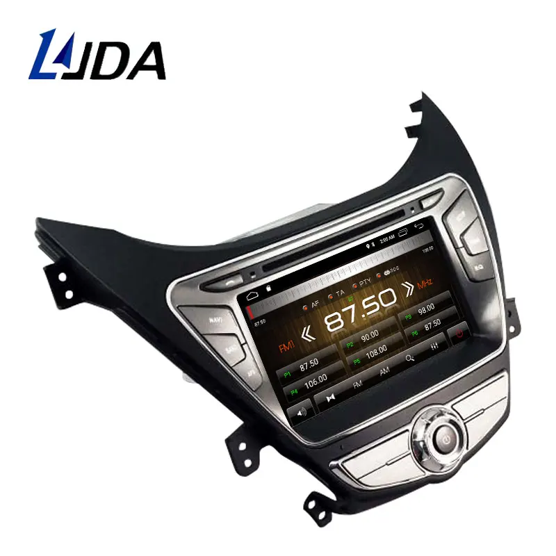 Discount LJDA Android 9.1 Car dvd player for Hyundai Elantra/Avante/I35 2011 2012 2013 2 Din Car Radio gps navigation stereo multimedia 4