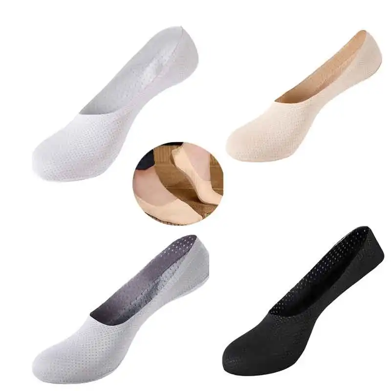 

Newest Summer Cool Silk Man Ankle Sock Solid Ultra Thin Invisible Breathable Silicon Anti-Fall Heel Male Short Sock