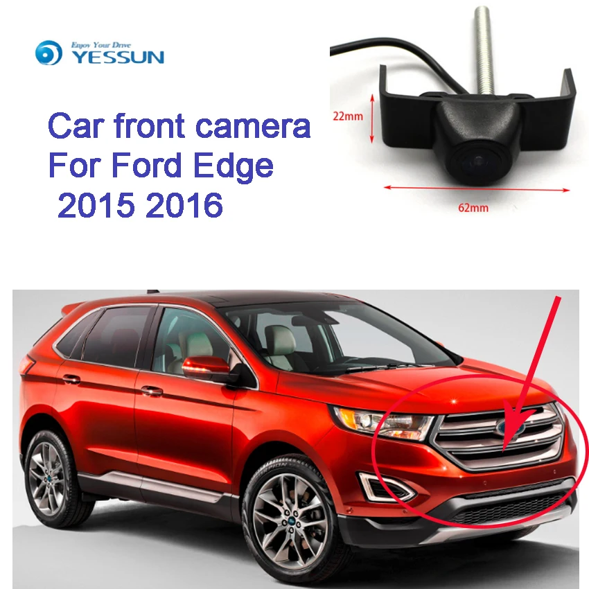 Waterproof Ccd Cars Front Logo Parking Camera For Ford Edge 2015 2016