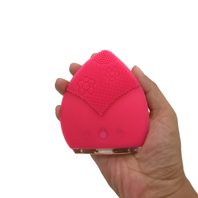 Vibrating Skin Massager Sonic Pore Cleaner Silicone Electric Face Clean