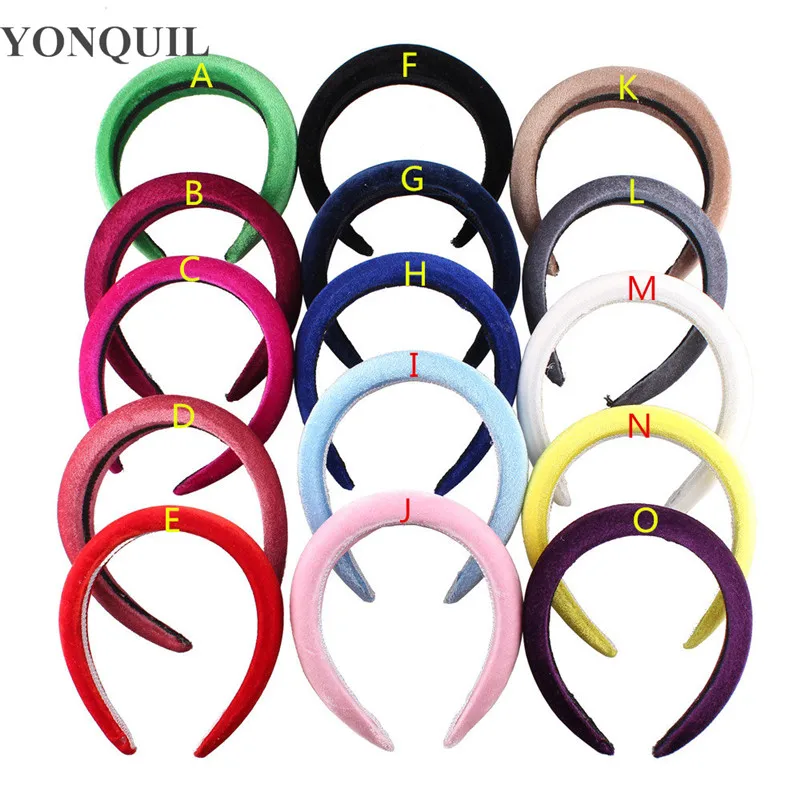 

Thick Velvet Women Headbands Hair Accessories Head Band Fashion Headwear 4CM Wide Plastic Hairbands For Woman free Shipping