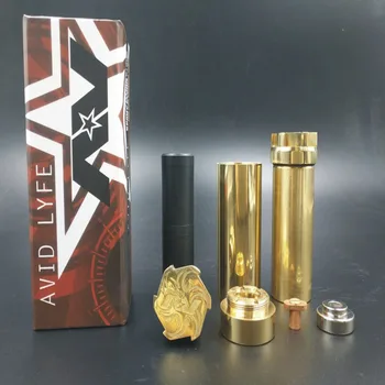 

AVID LYFE KAEN Mod Kit e cigarette brass Material Mechanical mod kit 20700 18650 Battery mod for RTA RDA atomizer 24mm diameter