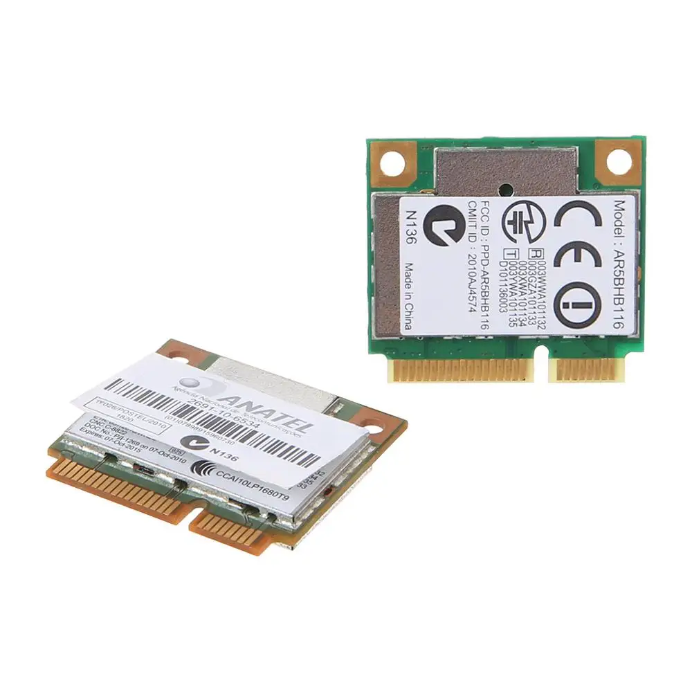 Atheros AR9832 AR5BHB116 2,4/5 ГГц одночиповый 300 Мбит/с 802.11n MINI PCI-E беспроводная карта wifi WLAN Внутренняя сетевая карта