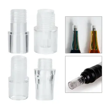 

Professional Tattoo Machine Pen Nozzle Tip Needle Caps Permanent Makeup Machine Crystal Head Permanent Make Up Pen Nozzle Tip