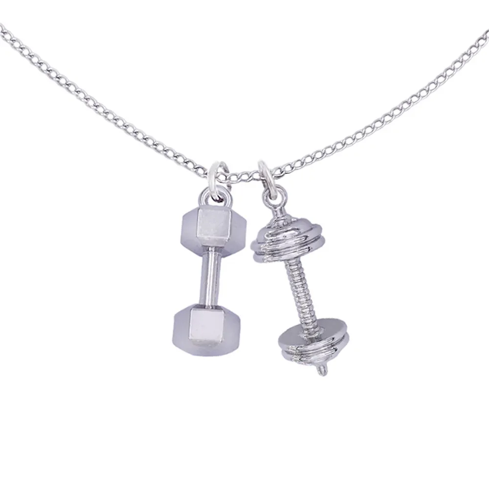 5 pieces a lot Alloy Silver Tone Crossfit Gym Weight Lifting Barbells