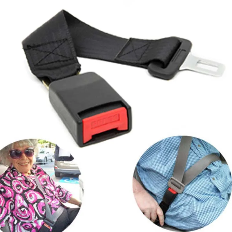 14" Universal Car Seat Seatbelt Safety Belt Extender Extension Buckle