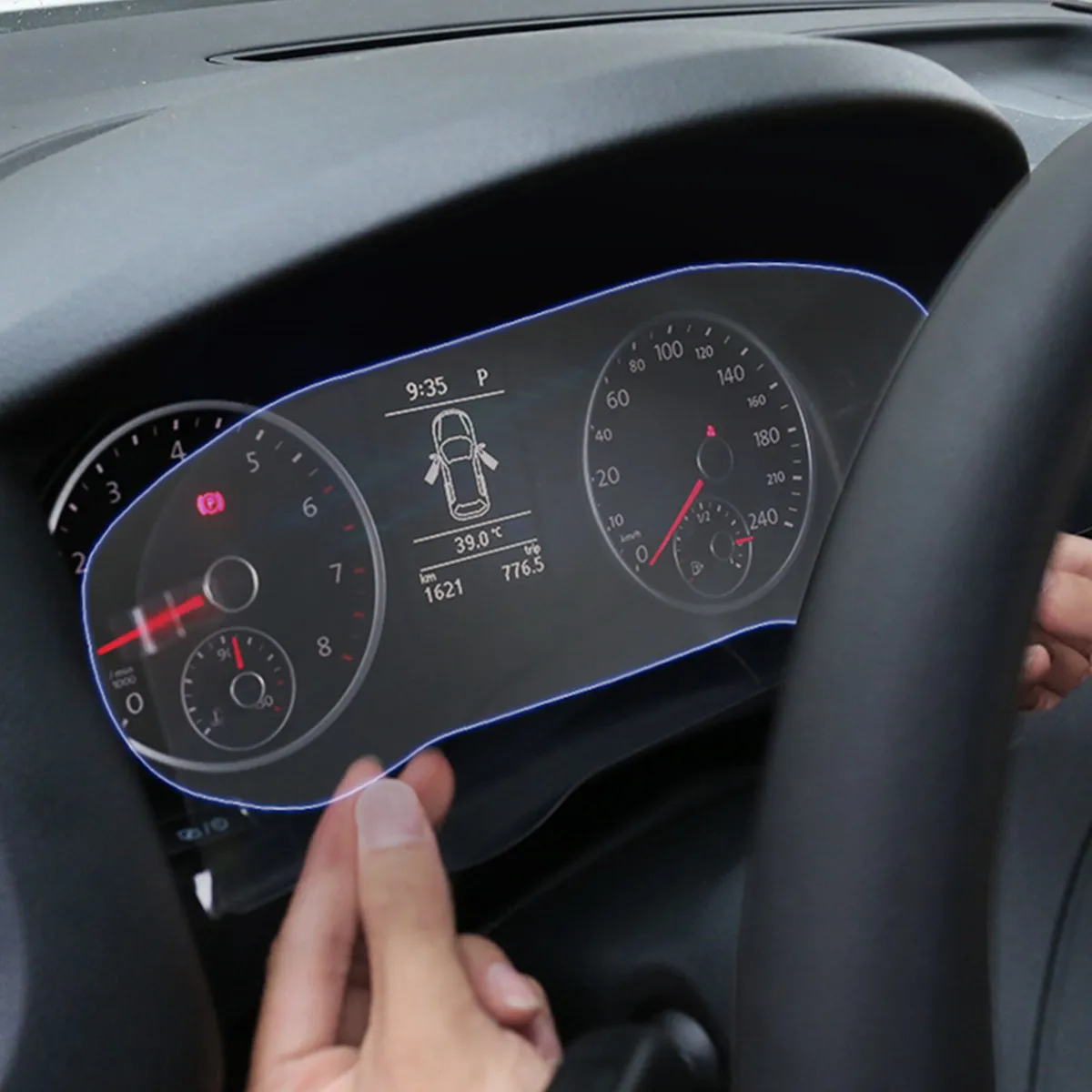 

Car Combination Instrument Film for Toyota Land Cruiser Prado 150 2018 2019 Prevent Scratching Accessories