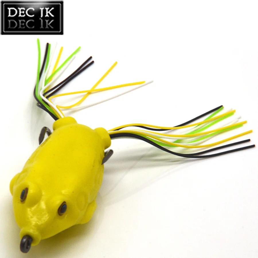 Topwater Soft Snakehead Frog Fishing Lure Trout Top Water Hollow Frogs Swimbait Artificial Lures Suit For Fishing Bait In River (1)