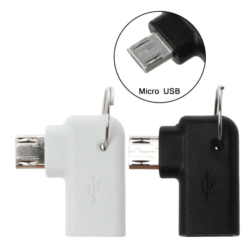 90 градусов Тип C гнездо к Micro USB разъем для зарядки адаптер Samsung Huawei Android мобильный