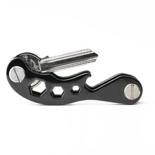 EDC держатель ключа с бутылкой карманное приспособление для открывания бутылок держатель ключа мульти инструмент дорожный органайзер для ключей брелок из алюминиевого сплава