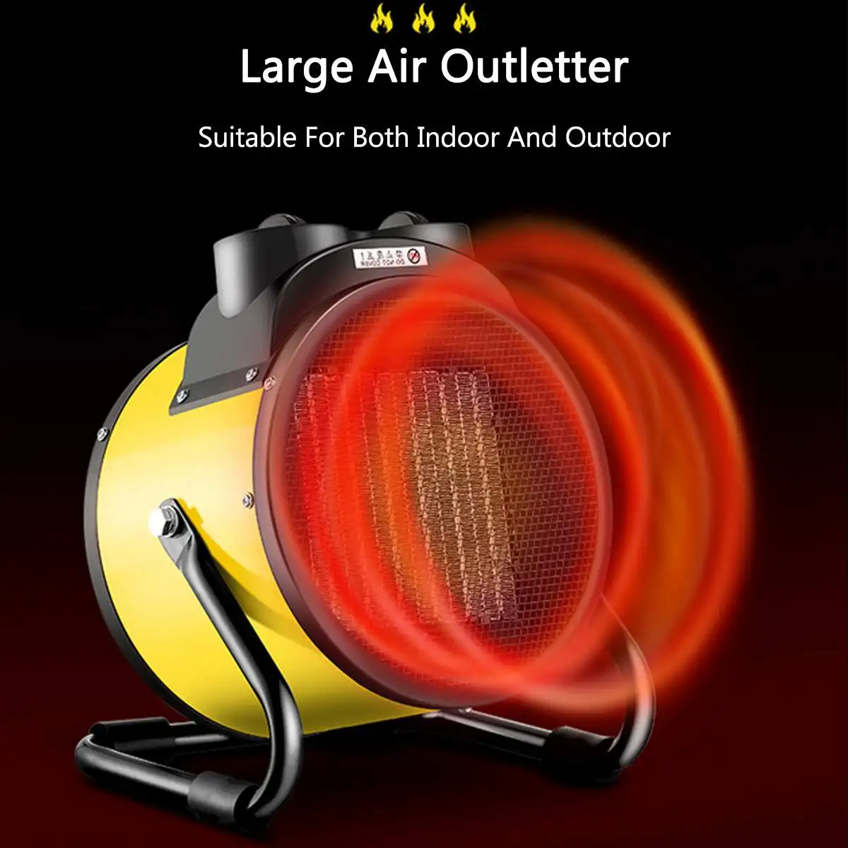 

2000W/3000W Portable Ceramic Space Electric Heaters High Power Air Heater Ceramic Fan Warmer For Industry Household Bathroom